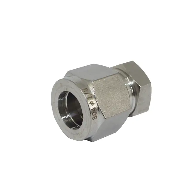 Bouchon de compression en acier inoxydable 304 316 à double virole haute pression HY 1