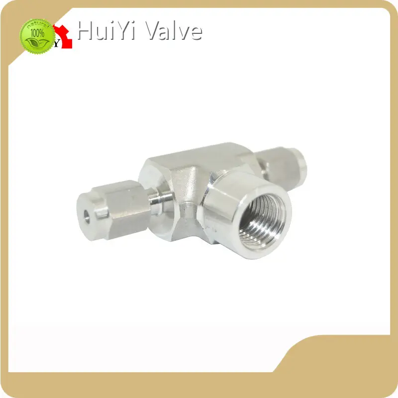 Compression Fittings for Stainless Steel Tubing Sandblasting by HuiYi Valve 1