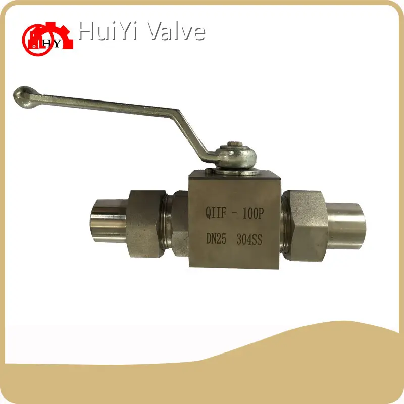 High Pressure Hydraulic Ball Valve Reduce Port - - HuiYi Valve 1
