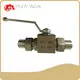 High Pressure Hydraulic Ball Valve Reduce Port - - HuiYi Valve 1