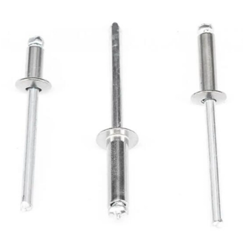 Unibridge DIN7337 ISO15981 POP Kör Perçinler Açık Tip Kubbeli Başlı Kör Perçinler POP Açık Uçlu Çekme Perçin Alüminyum Çelik Paslanmaz Çelik 1