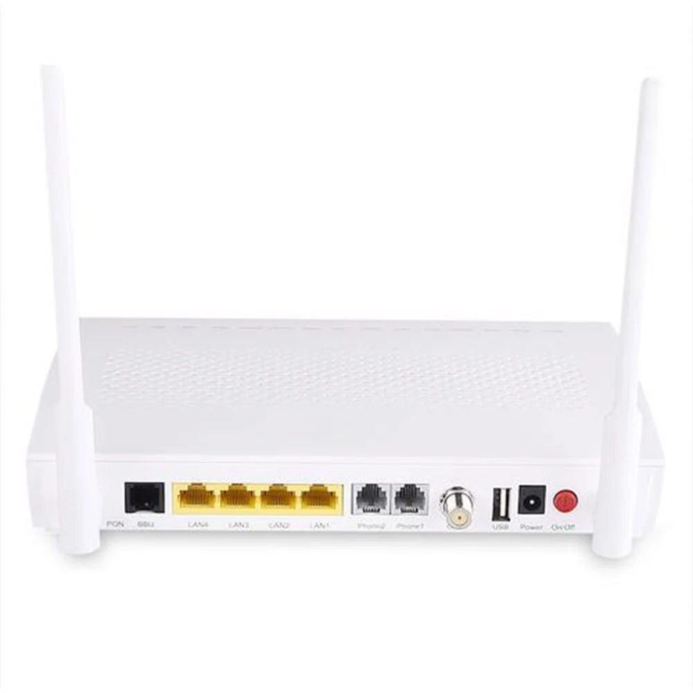Unidade terminal óptica passiva da rede óptica dos ethernet f668 com porta lan 4fe + 2.4g wifi firmware inglês 1