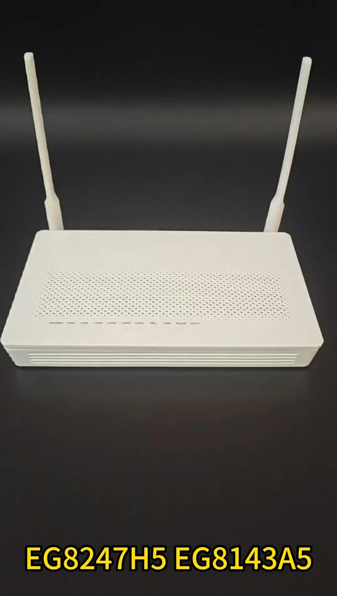 ONU HG8247H5 EG8143A5 com 1GE 3FE 1USB 1TEL WIFI FAIXA ÚNICA CATV Fibra Óptica Gpon 1