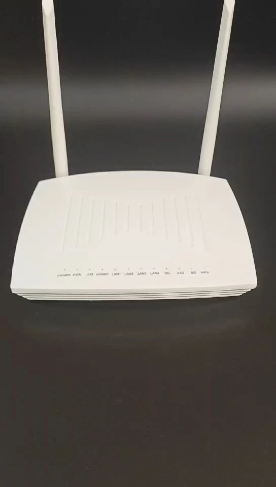 Banda dupla Xpon GM620 GM630 ONU ONT com 1GE+3FE+1TEL+1USB+2.4G&5G Wifi GPON FTTH Modem de fibra óptica 1