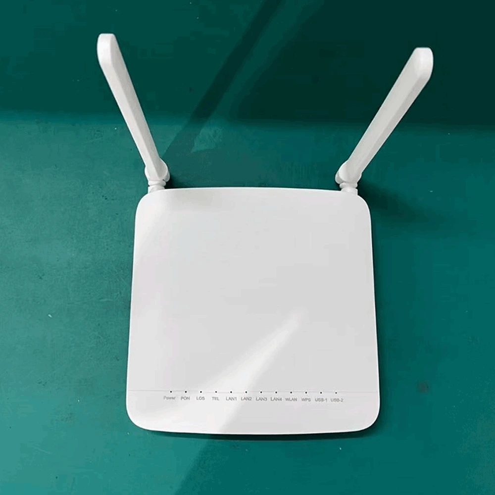 مخصص XPON ONU ONT 4GE PORT 2. 4G & 5G WIFI TR069 WAN Access Bridge OMCI Multi SSID صفحتين ويب UI 1