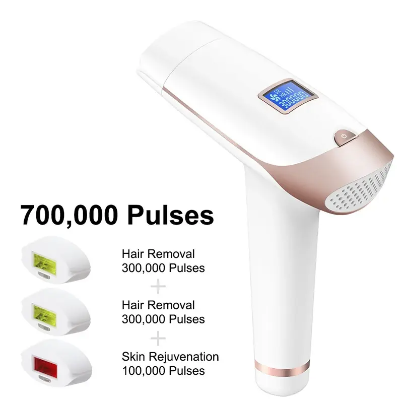 Fa'atau A'oa'o Ipl Ave'esea Laulu Blue + pa'epa'e + fa'apitoa IPL Intense Pulsed Light Technology Makers 2