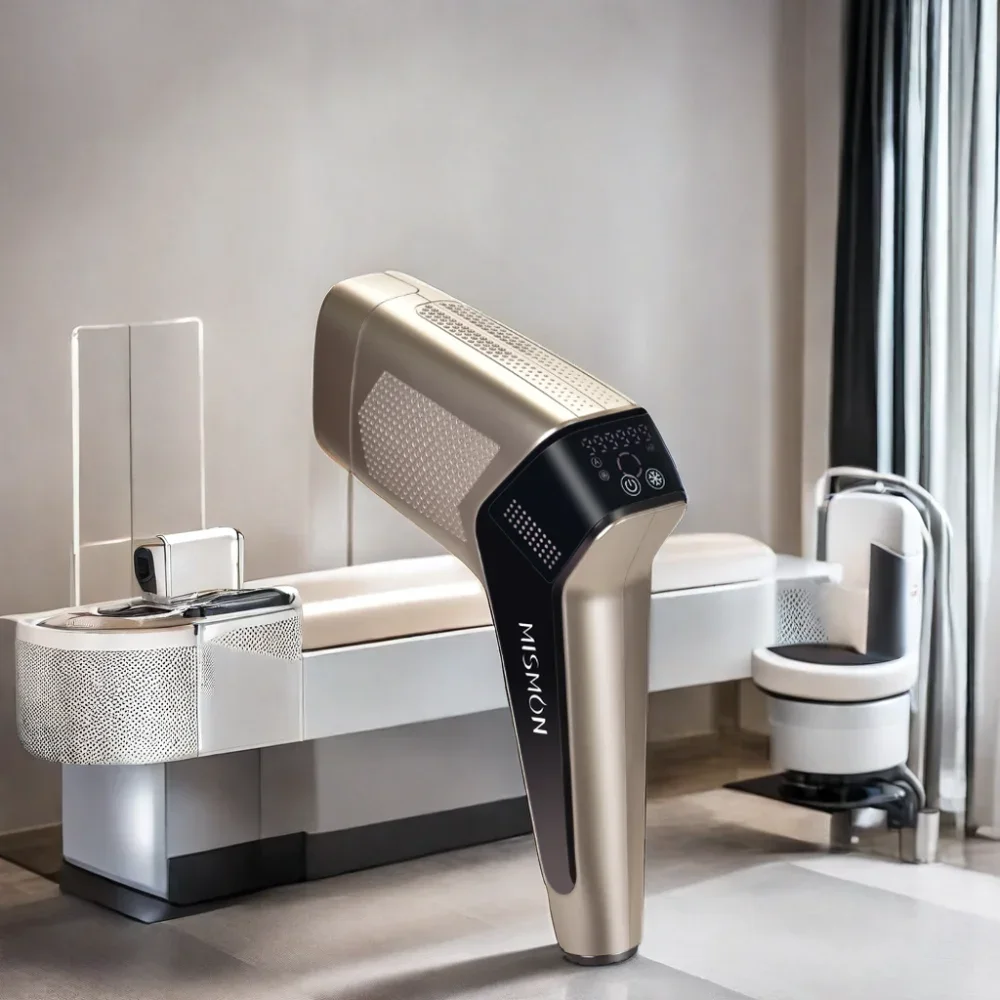 Mesin Panyabutan Bulu Ipl Teu aya rasa nyeri gancang kontinyu kilat És-tiis Epilator Otomatis Mismon Laser Pikeun Lalaki sareng Awéwé 1