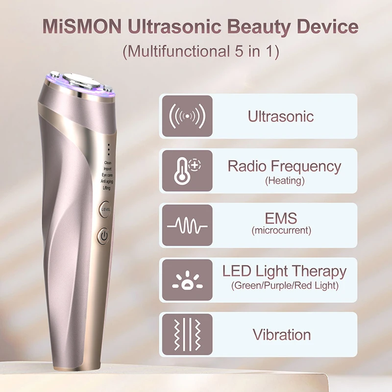 Colour Photon and Ultrasonic Beauty Instruments Mismon 2