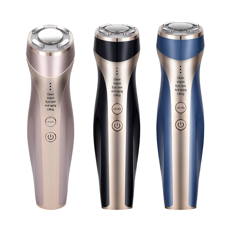 Portable 5 in 1 Ultrasonic Skin Tightening Device,MiSMON RF Radio High Frequency  Facial Massager LED Light Therapy Machine Anti-aging Skin Rejuvenation  Face Lifting Device Wrinkle Removal MS-318C 1