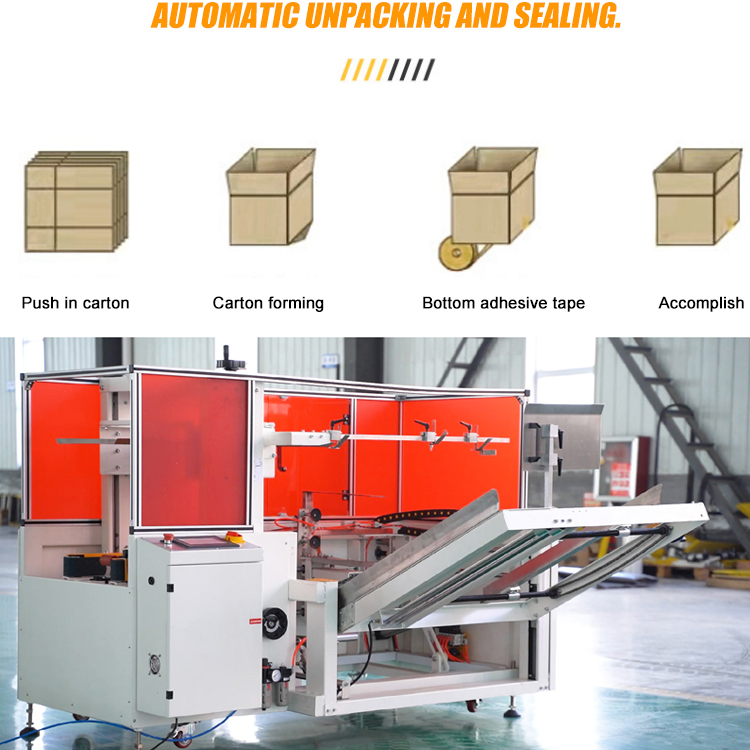 Erector Cartons Bottom Sealer Machine Sealing Machine Myway