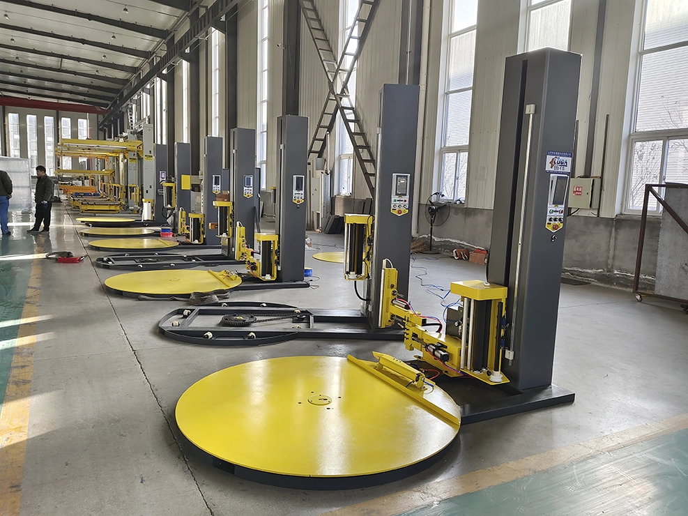 Heavy Duty Industrial Pallet Wrapping Machine with Auto Film Cut 1