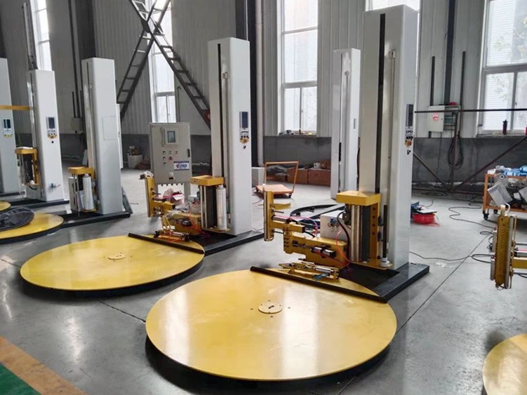 Heavy Duty Automatic Pallet Wrapping Machine for Industrial Packaging 1