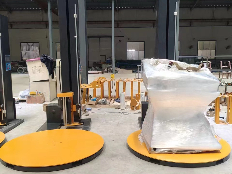 Máquinas envolvedoras automáticas de palets de grado industrial para embalajes de alta resistencia 1