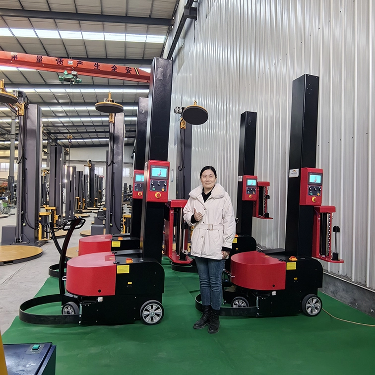 Automated Robotic Pallet Wrapping Machine | High-Speed, Smart Packaging Solution for Warehouses 1