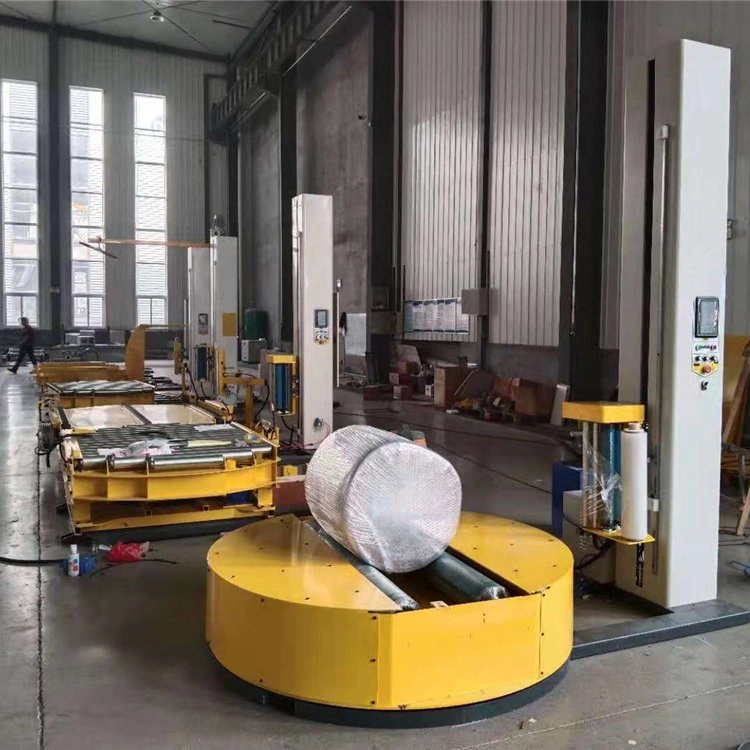 Automatic Paper Roll Wrapping Machine for Industrial Use 1