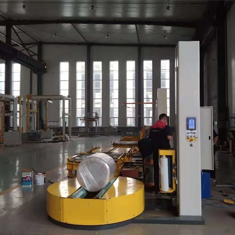 Máquina envolvedora de rollos de papel para soluciones de embalaje industrial 1