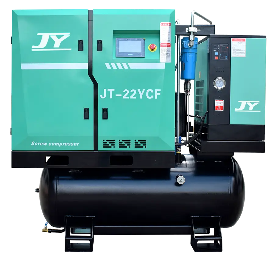 Nhà máy máy nén khí trục vít OEM Máy nén khí Jinyuan Xanh và Đen (có thể tùy chỉnh) 3