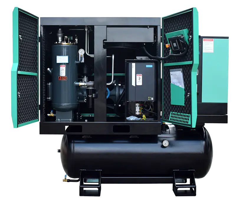 Nhà máy máy nén khí trục vít OEM Máy nén khí Jinyuan Xanh và Đen (có thể tùy chỉnh) 4