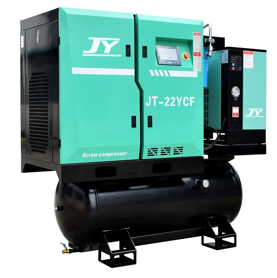 Nhà máy máy nén khí trục vít OEM Máy nén khí Jinyuan Xanh và Đen (có thể tùy chỉnh) 2