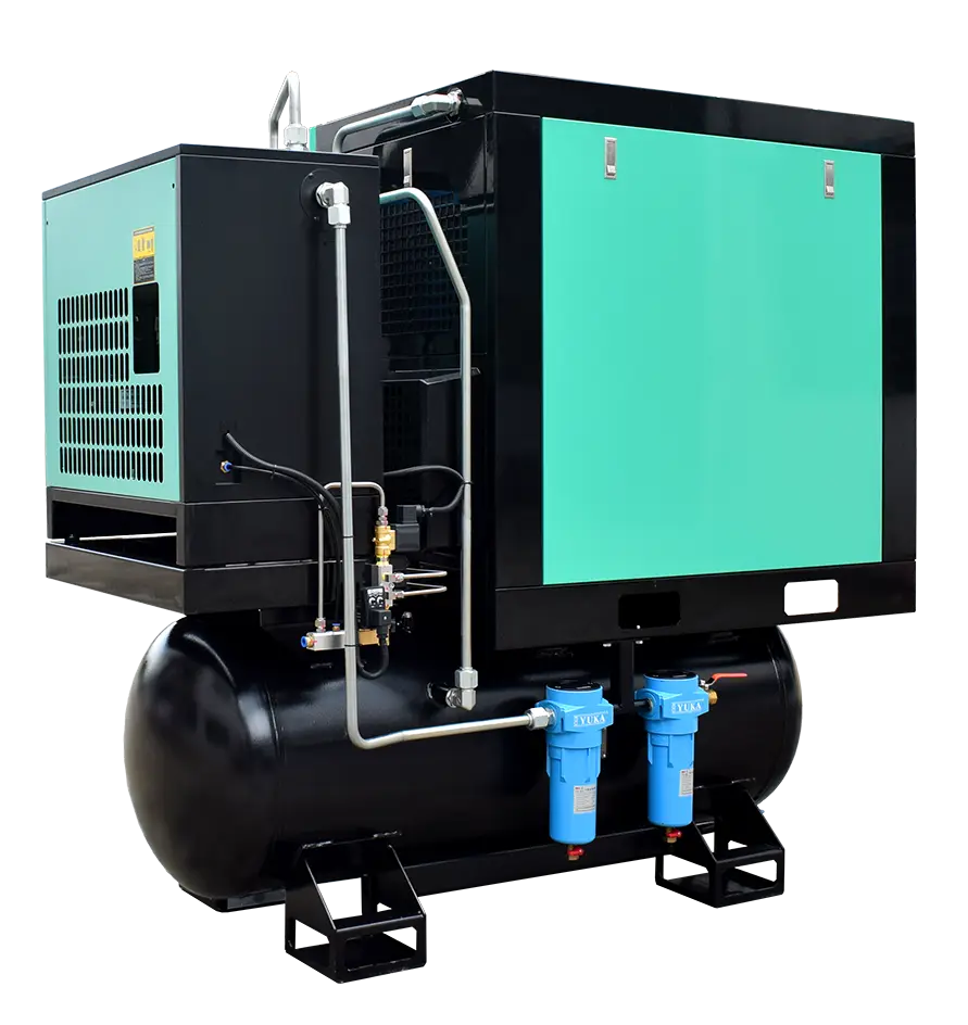 Nhà máy máy nén khí trục vít OEM Máy nén khí Jinyuan Xanh và Đen (có thể tùy chỉnh) 7