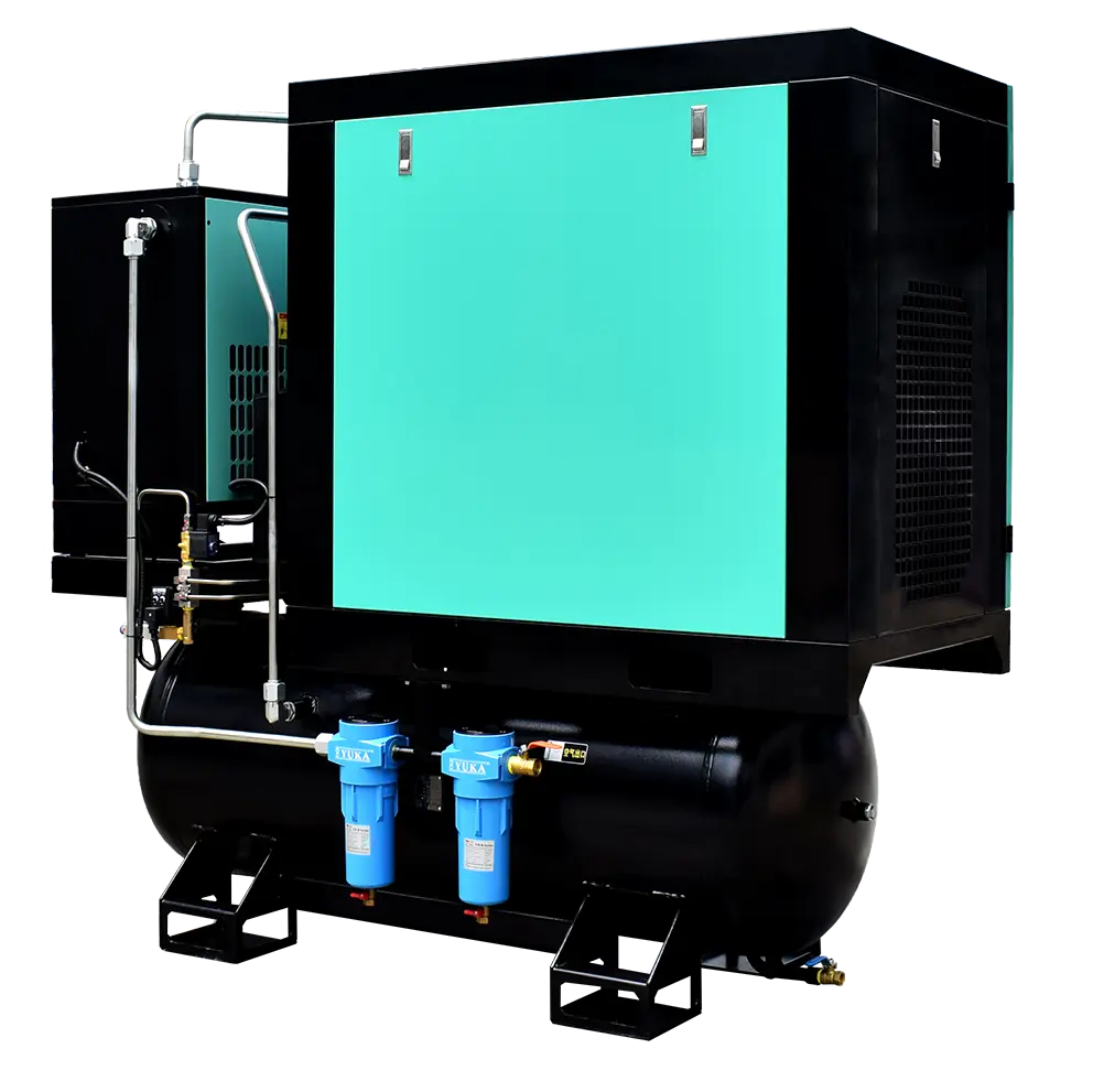 Nhà máy máy nén khí trục vít OEM Máy nén khí Jinyuan Xanh và Đen (có thể tùy chỉnh) 8
