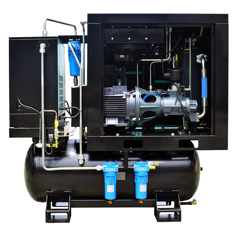 Nhà máy máy nén khí trục vít OEM Máy nén khí Jinyuan Xanh và Đen (có thể tùy chỉnh) 6