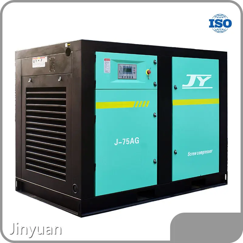 Máy nén khí trục vít giai đoạn Hotsingle Màu xanh lá cây và đen (có thể tùy chỉnh) Thương hiệu máy nén khí Jinyuan 1