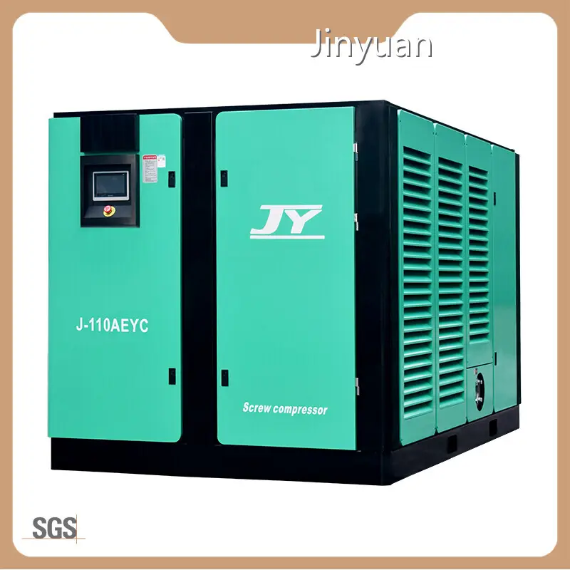 Nhà sản xuất máy nén khí trục vít quay Xanh và đen (có thể tùy chỉnh) Công ty máy nén khí Jinyuan 1