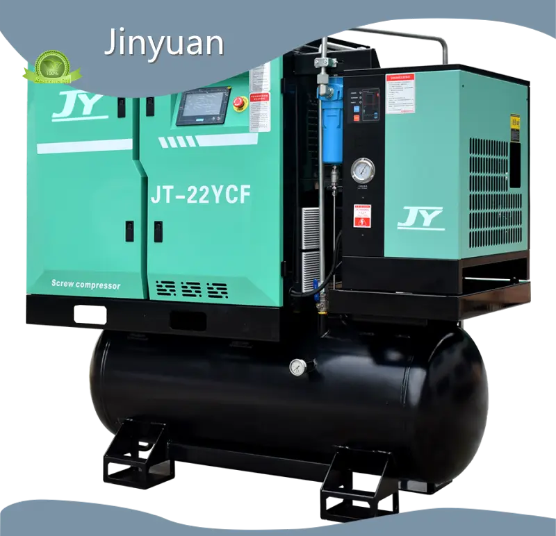 Nhà máy máy nén khí trục vít OEM Máy nén khí Jinyuan Xanh và Đen (có thể tùy chỉnh) 1
