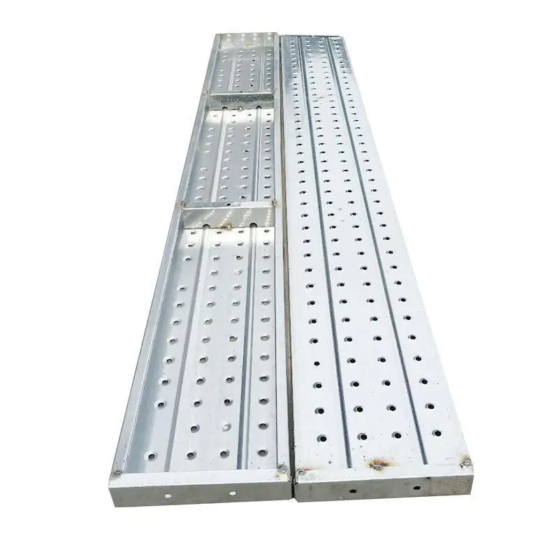 Scaffolding Metal Plank Tape hookQ235 Material Galvanized Steel Catwalks Platform With Hooks 1