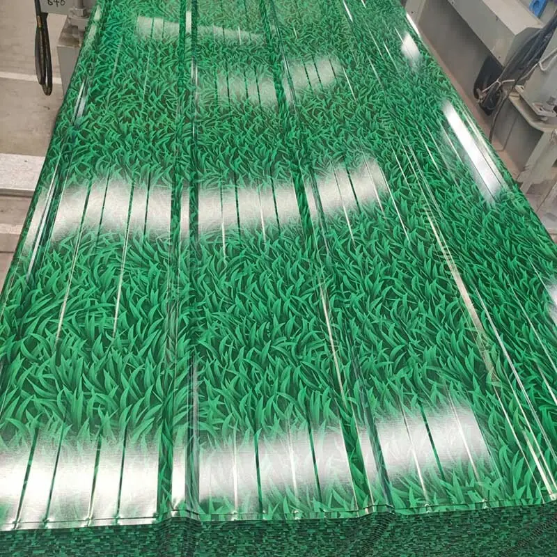 Gi Colour Coated Corrugated Sheet 28ton - - HengHui Steel 2