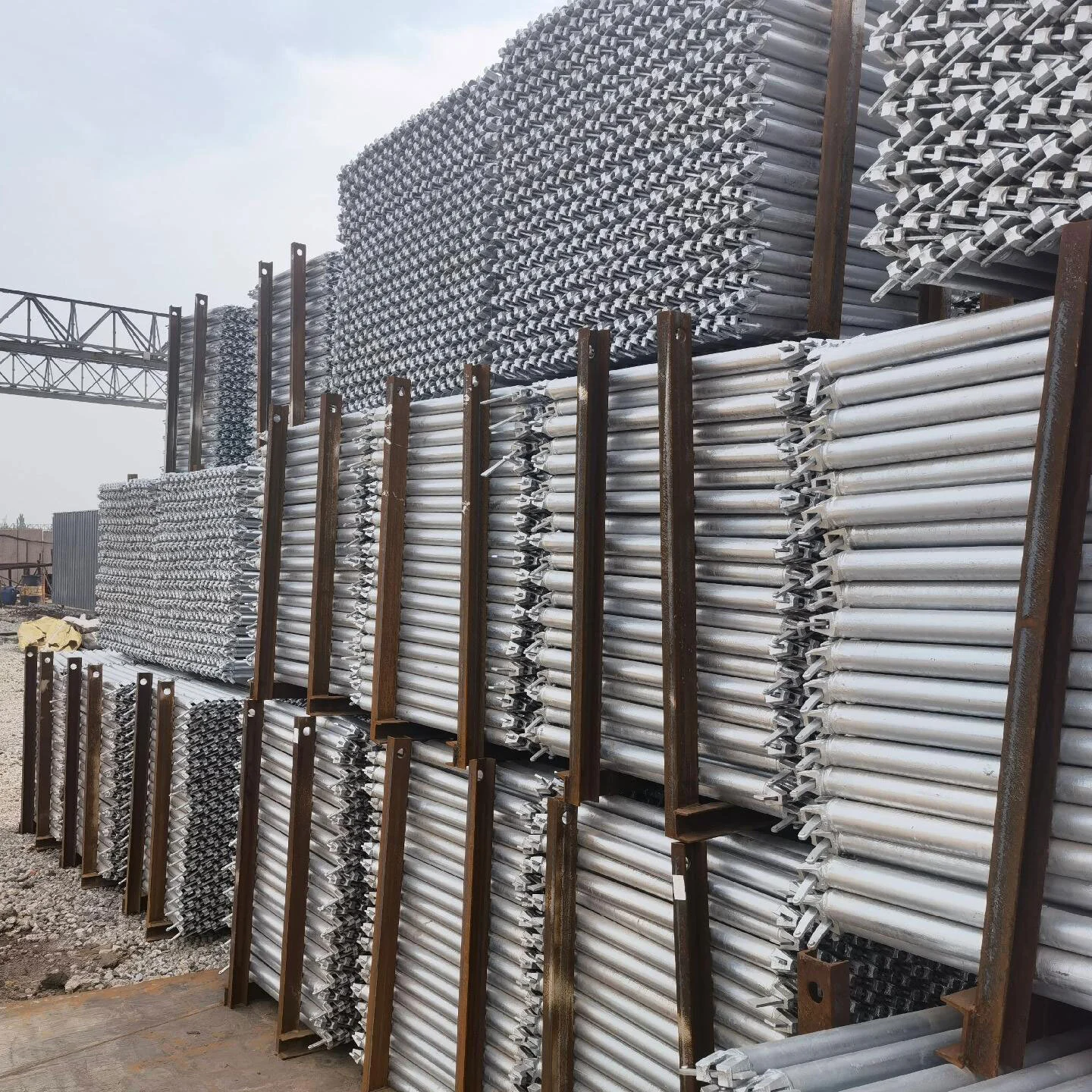 Tubo de andaime Bs1139 Tubo de aço galvanizado Tubo de andaime redondo pré-galvanizado de aço carbono 48*2.5 1