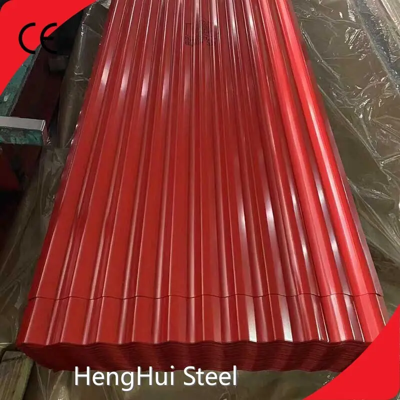 Galvanized Colour Coated Roofing Sheet 28ton - - HengHui Steel 1