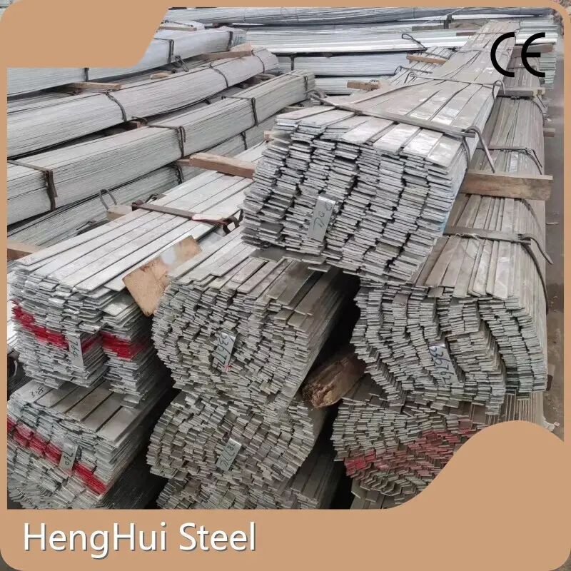 Hot Dipped Galvanized Flat Bar SS400 by HengHui Steel 1