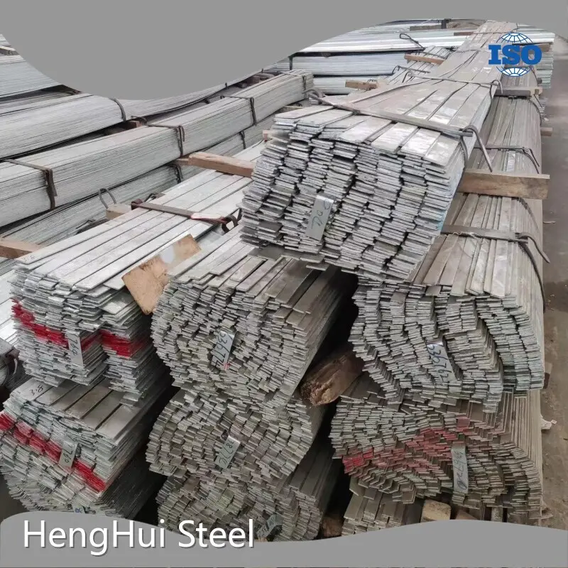 Hot Dipped Galvanized Flat Bar Conventional Marine Packing by HengHui Steel 1