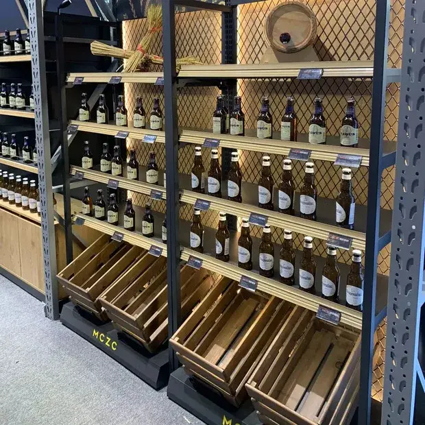 Supermarket Gondola Shelving Accpet Four SidesSuppliers 4