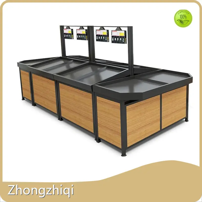 Custom Display Gondola Suppliers Supermarket Fruit Rack Zhongzhiqi Brand 1