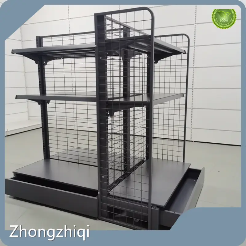 Supermarket Gondola Shelving Steel Q195/235Factory 1