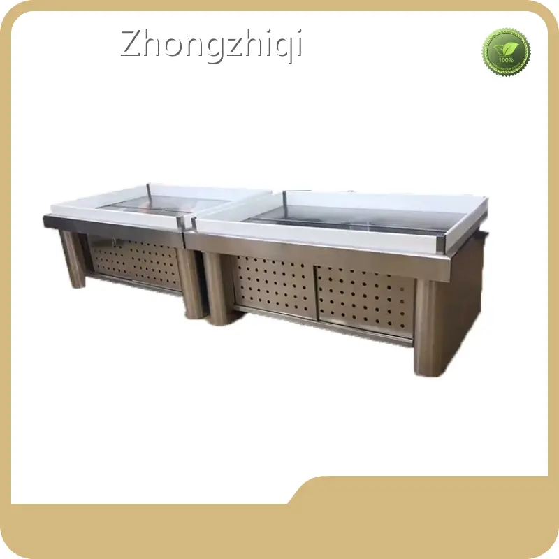 Wholesalefruit Vegetable Display Rack Steel Wood Supermarket Fruit Rack 1