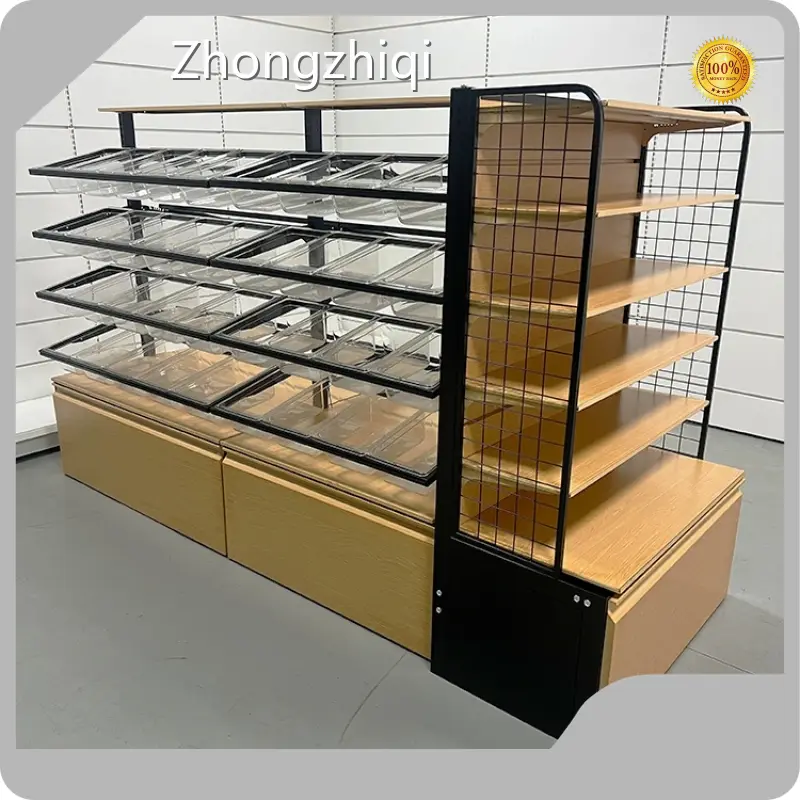 Bestchips Display Rack for Sale Powder Coated Finish Supermarket Gondola Shelving 1