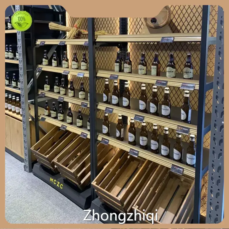 Supermarket Racks Manufacturer Shelves for Liquor Store ZZQSupply 1