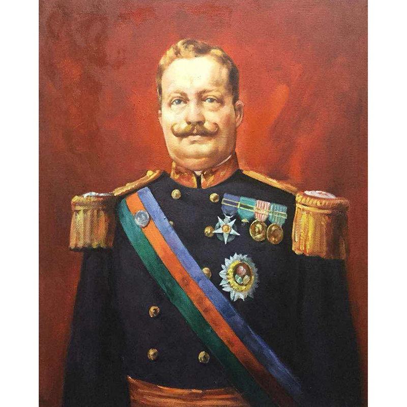 Ritratto a olio personalizzato fatto a mano al 100% da foto su tela 1