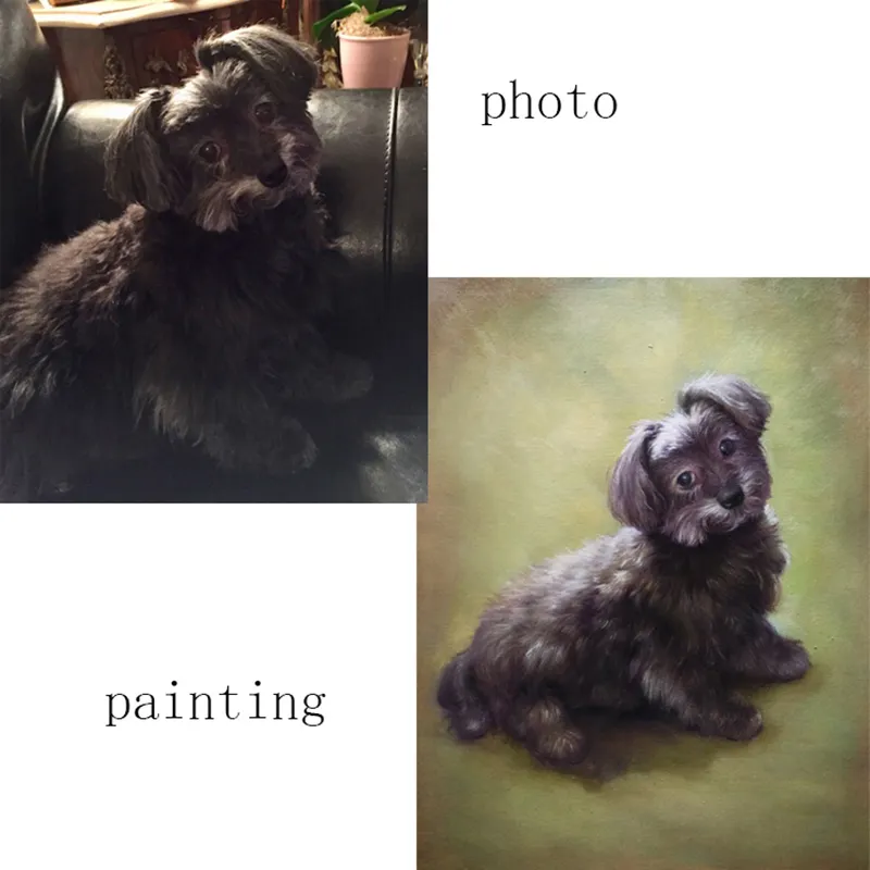 Painting Made by Dog for House Manufacturing 2