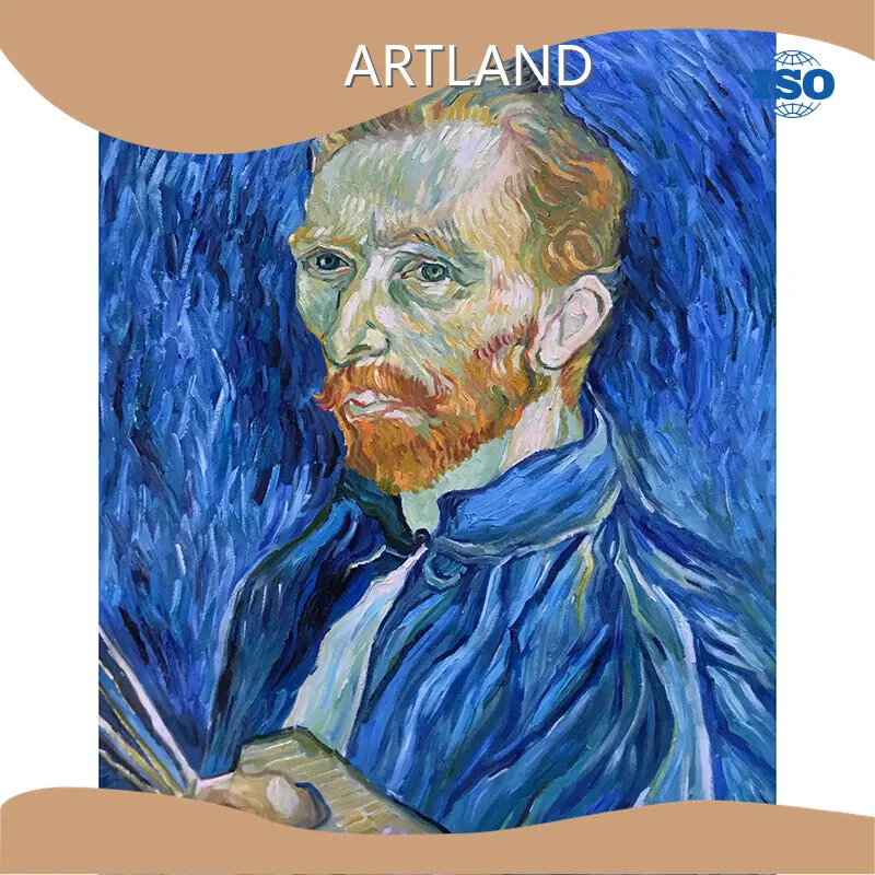 ARTLAND Black and White Oil Painting Portrait Directly Sale 1