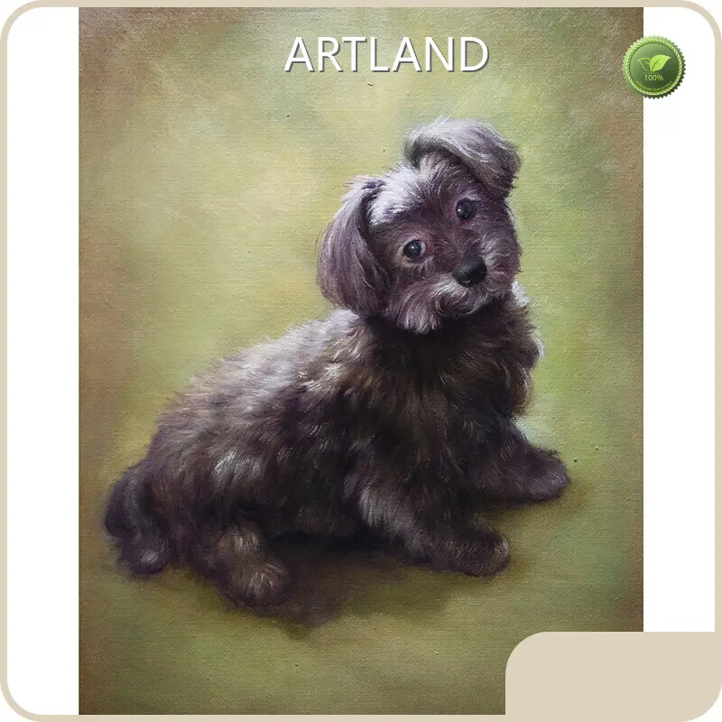 Painting Made by Dog for House Manufacturing 1