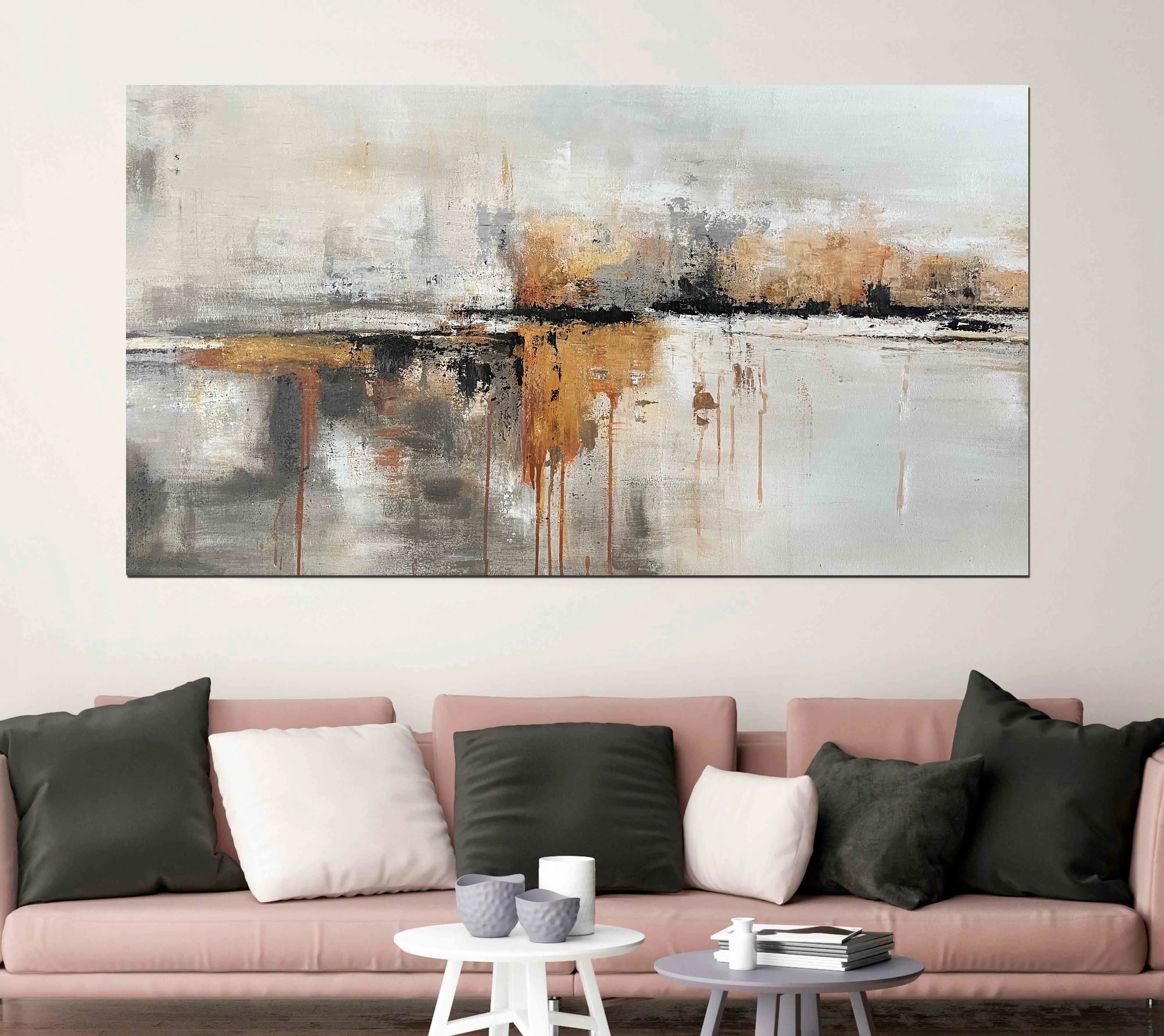 Pictură cu textură minimalistă supradimensionată Textură abstractă mare Artă pe perete Textura pictură abstractă Artă minimalistă Pictură modernă pe pânză 1