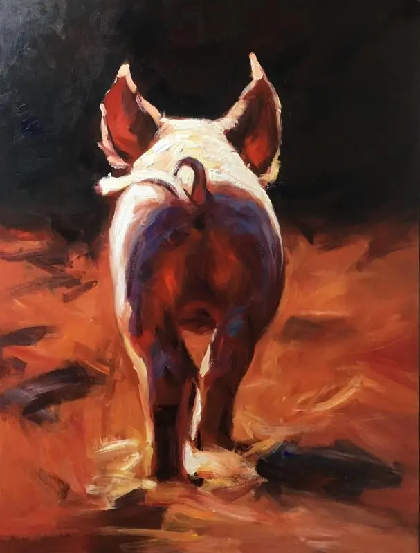 Piccolo di alta qualità di alta qualità dipinti a mano dipinti di alta qualità per olio di alta qualità trame di animali per animali di pittura in tela olio per decorazioni per la camera da letto soggiorno 1