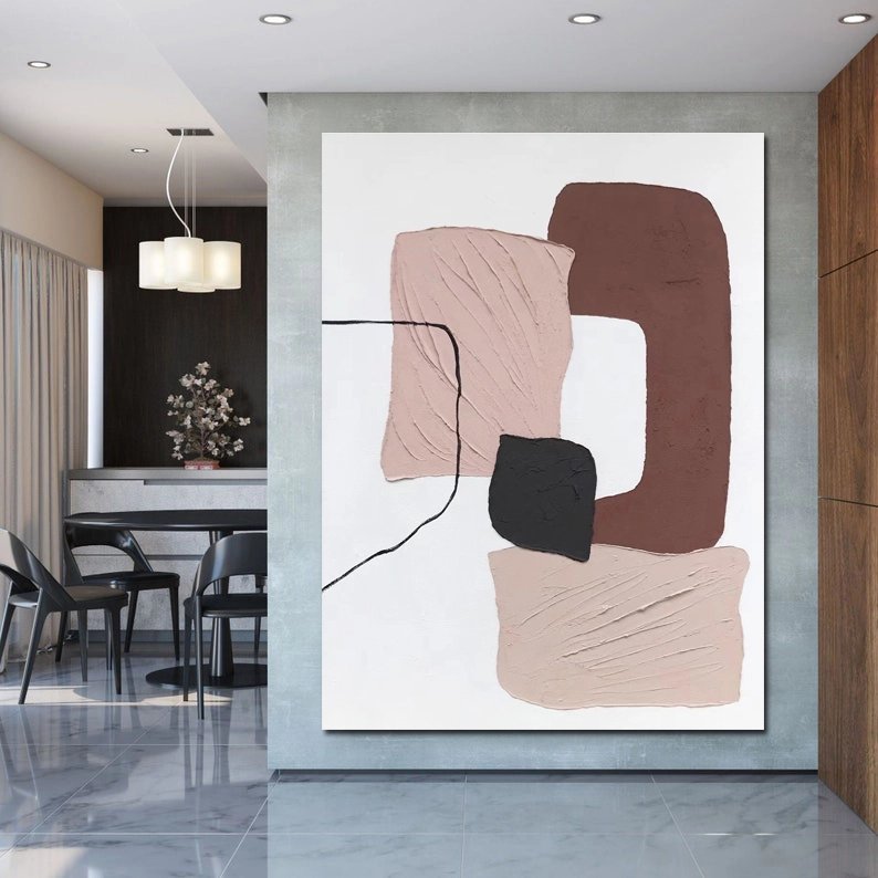 Original Abstract Texture Painting on Canvas Abstract Canvas Wall Art Decor Modern Texture Wall Art Canvas Wall Art For Home Decor 1