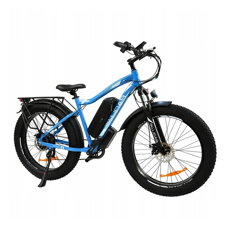 Rower elektryczny BAOLUJIE DP26 - 90KM/H - Dla dorosłych rama 26 koła aluminiowe 26 niebieski 1000 W 1