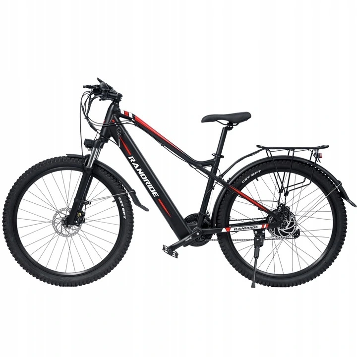 Randride Electric Bike Mountain Electric Bike with Tires 27.5 inch Frame Larger Aluminum Wheel 27.5 Black 1000 W 1